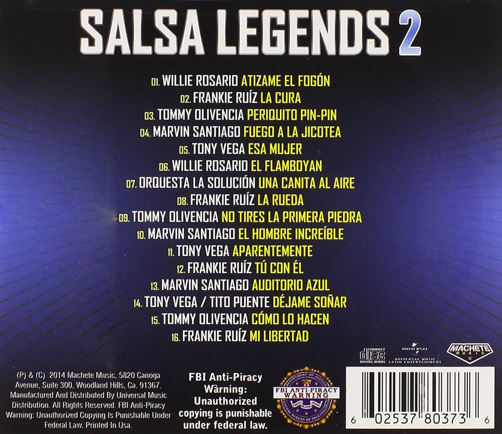 Amazon.com: Salsa Legends 2: CDs y Vinilo